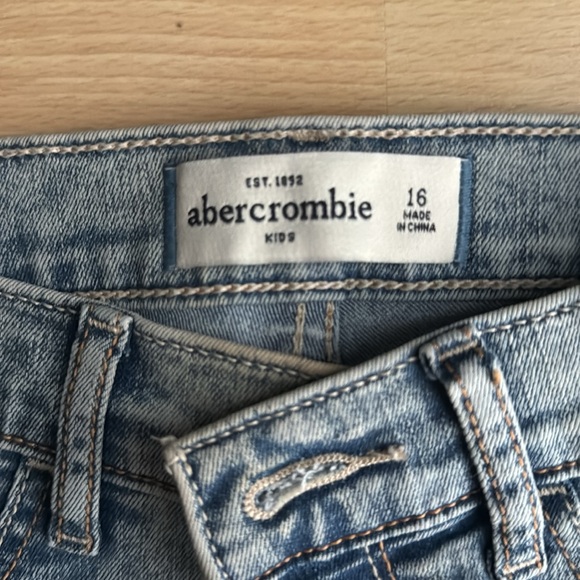 Vintage Abercrombie Girls Acid Wash Skinny Jeans 16 - Picture 4 of 4